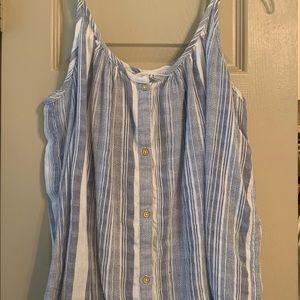 Soft Joie Button Down Tank, Small